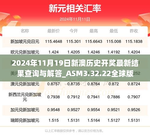 2024年11月19日新澳歷史開(kāi)獎(jiǎng)最新結(jié)果查詢與解答_ASM3.32.22全球版