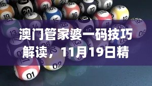 澳門管家婆一碼技巧解讀，11月19日精細(xì)設(shè)計_UZY3.48.38參與版