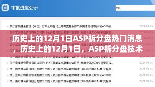 歷史上的12月1日，ASP拆分盤技術(shù)革新與市場熱議事件回顧