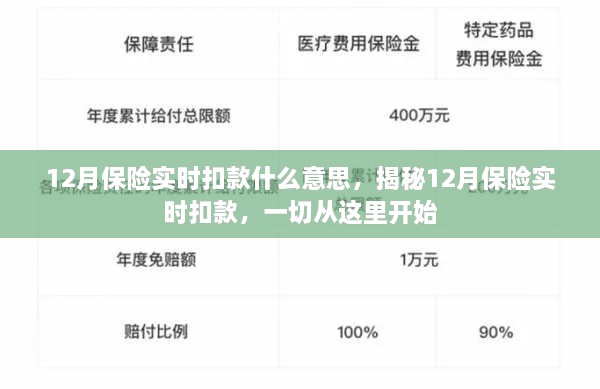 12月保險實時扣款什么意思，揭秘12月保險實時扣款，一切從這里開始