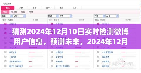 2024年12月10日微博用戶信息實(shí)時(shí)檢測(cè)探析，預(yù)測(cè)未來(lái)的深度洞察