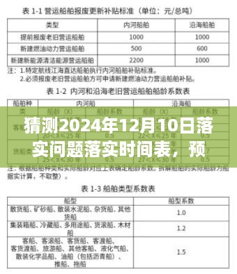 聚焦未來，解讀當下——2024年12月10日落實問題時間表全面解析與深度探討產(chǎn)品介紹