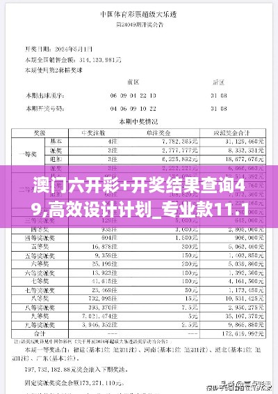 澳門六開彩+開獎結(jié)果查詢49,高效設計計劃_專業(yè)款11.118