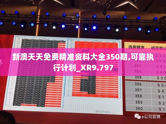 新澳天天免費精準資料大全350期,可靠執(zhí)行計劃_XR9.797