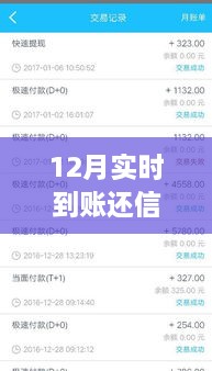 12月實時到賬，高效管理信用卡欠款，輕松還信用卡