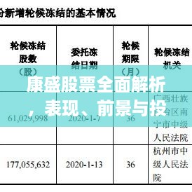 康盛股票全面解析，表現(xiàn)、前景與投資考量指南