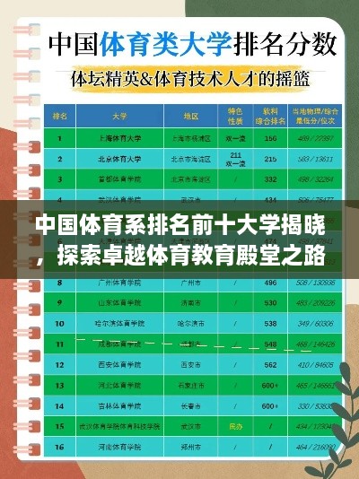 中國體育系排名前十大學(xué)揭曉，探索卓越體育教育殿堂之路