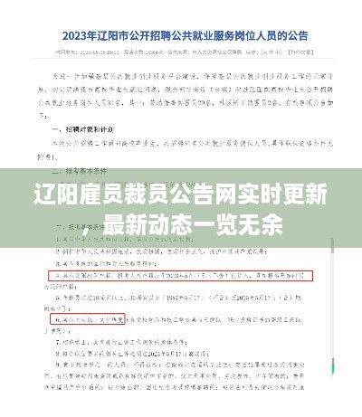 遼陽雇員裁員公告網(wǎng)實時更新，最新動態(tài)一覽無余