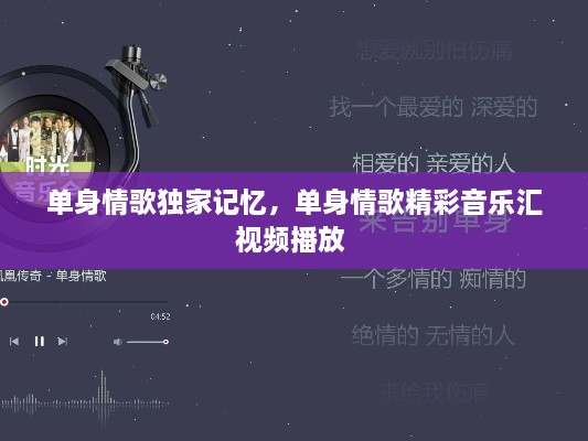 單身情歌獨(dú)家記憶，單身情歌精彩音樂匯視頻播放 