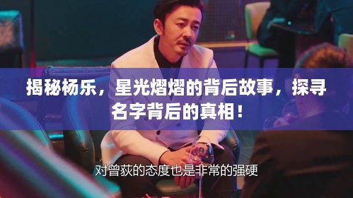 揭秘楊樂，星光熠熠的背后故事，探尋名字背后的真相！